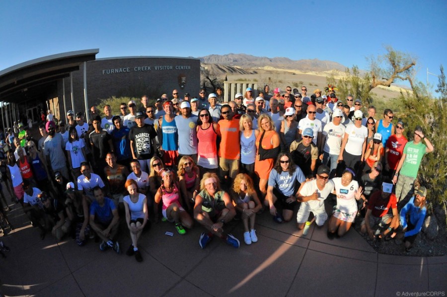 2015 Nutrimatix Badwater 135 Racers at the Death Valley National Park Visitor's Center.